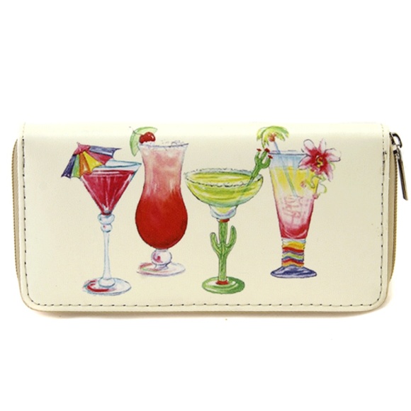 Handbags - Cocktail/Martini/Margarita Zipper Wallet